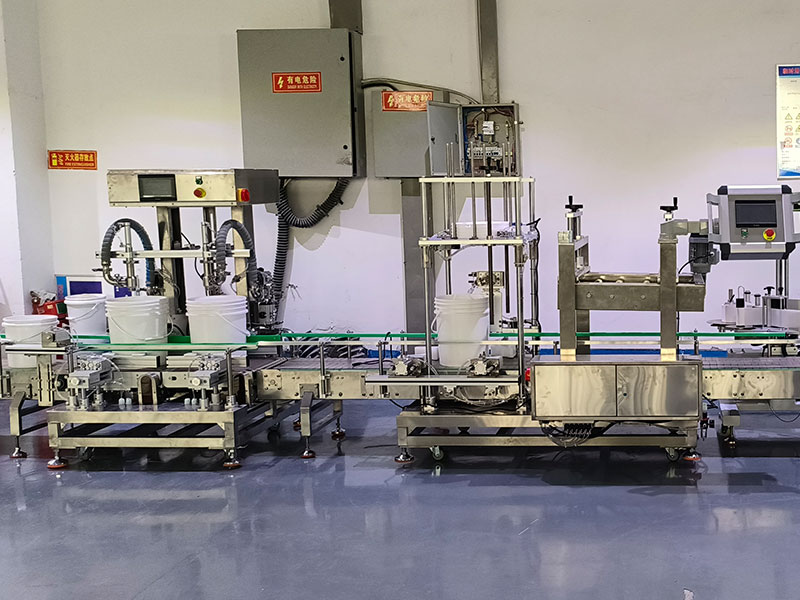 長春20L化工溶液灌裝機-25公斤透析液灌裝生產(chǎn)線